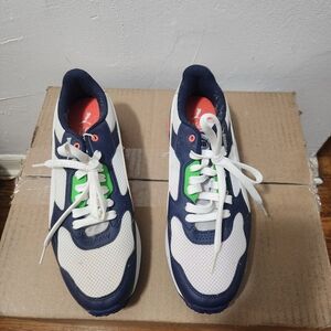 Puma Navy and White Athletic Shoes